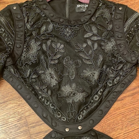 Black Cut Out Dress - Picture 2 of 6